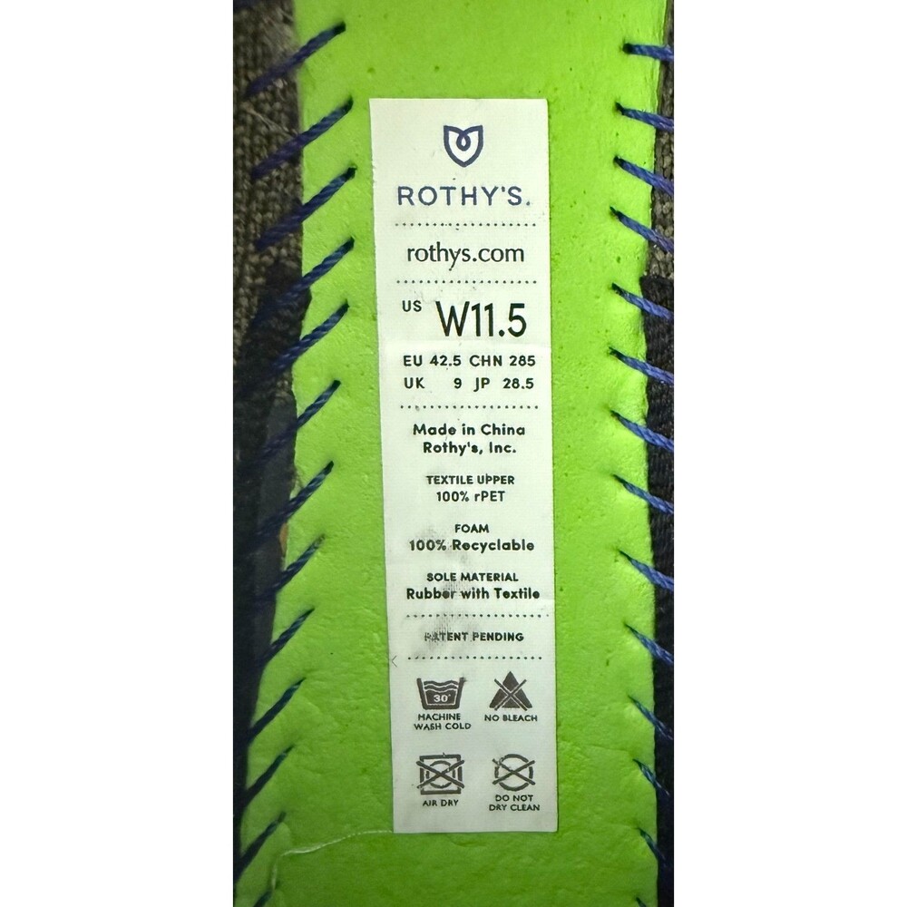 Rothy’s The Loafer Flats Olive Green Cyprus Size 11.5 Casual Comfort - Picture 11 of 14